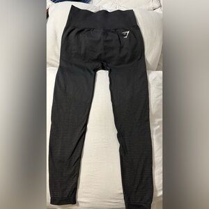 Gymshark Womens Medium Vital Seamless 2.0 Leggings Gray Gym GLLG5336